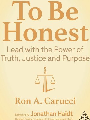 cover image of To Be Honest